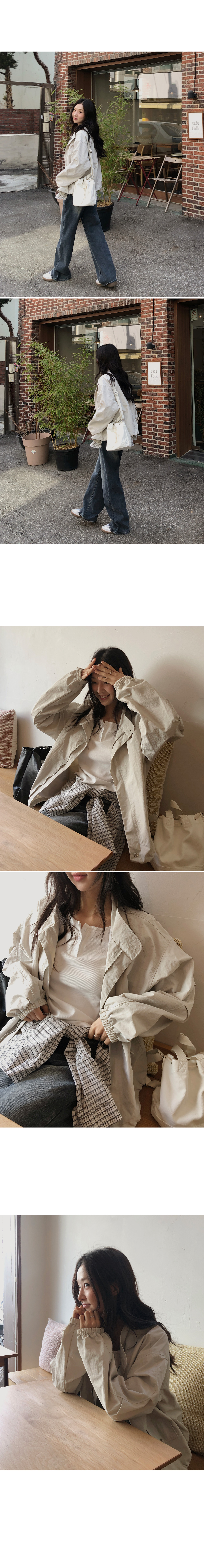 아우터 인기💗리턴즈 바스락 박시점퍼/간절기 나일론점퍼/바람막이 자켓 상세 이미지 9